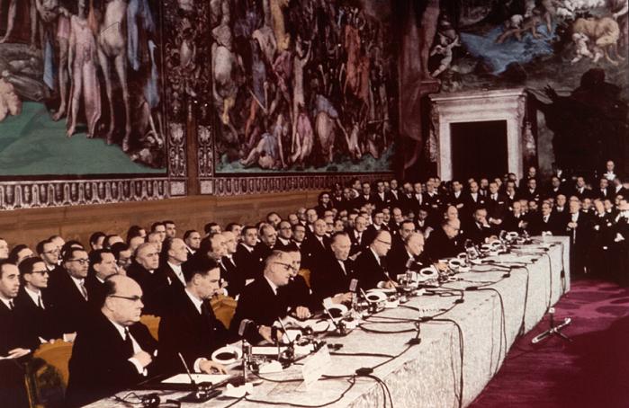Firma del Tractat de Roma (25 març 1957)